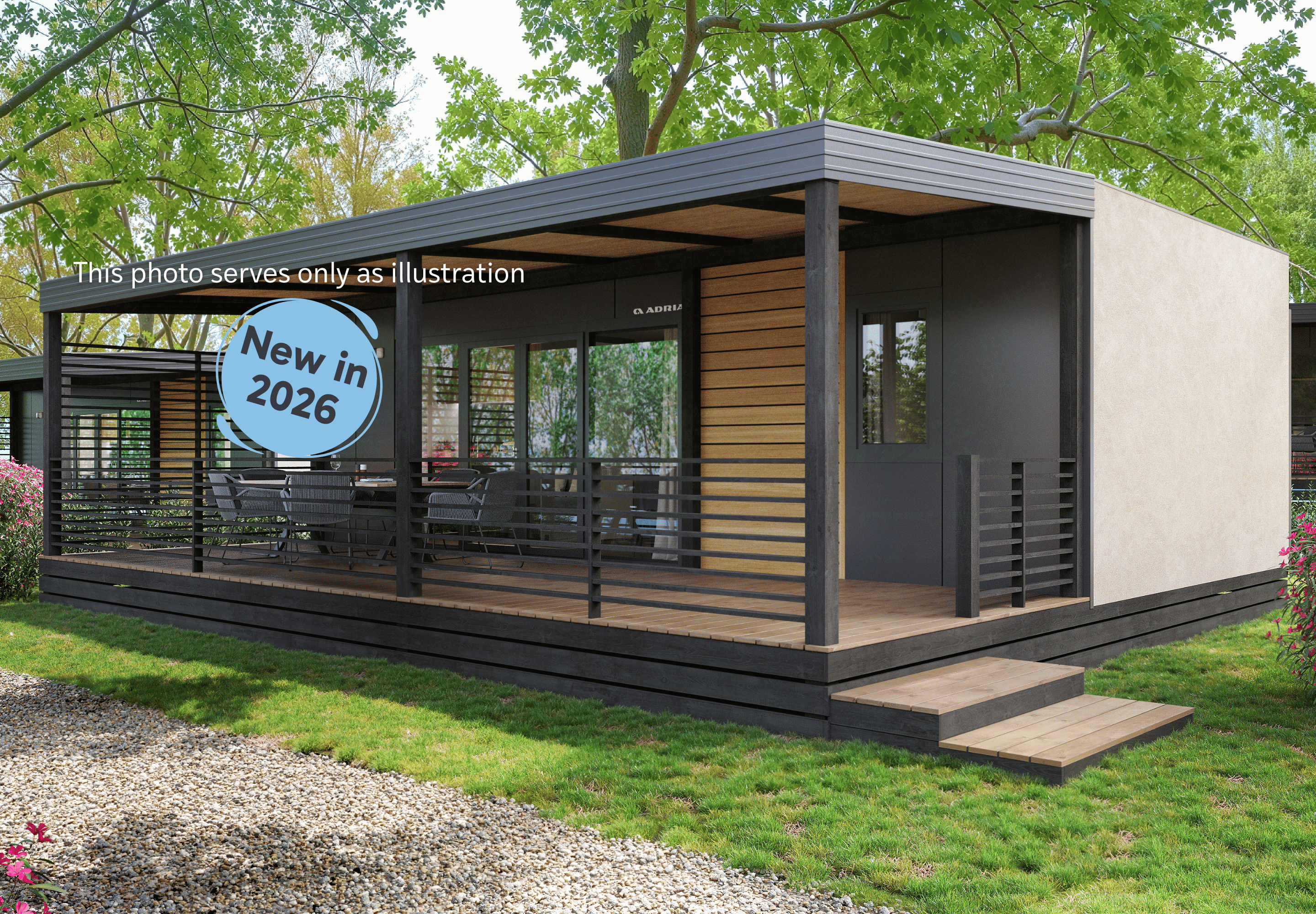 Mobile home Family superior 6+1 (C) - pool view, whirlpool