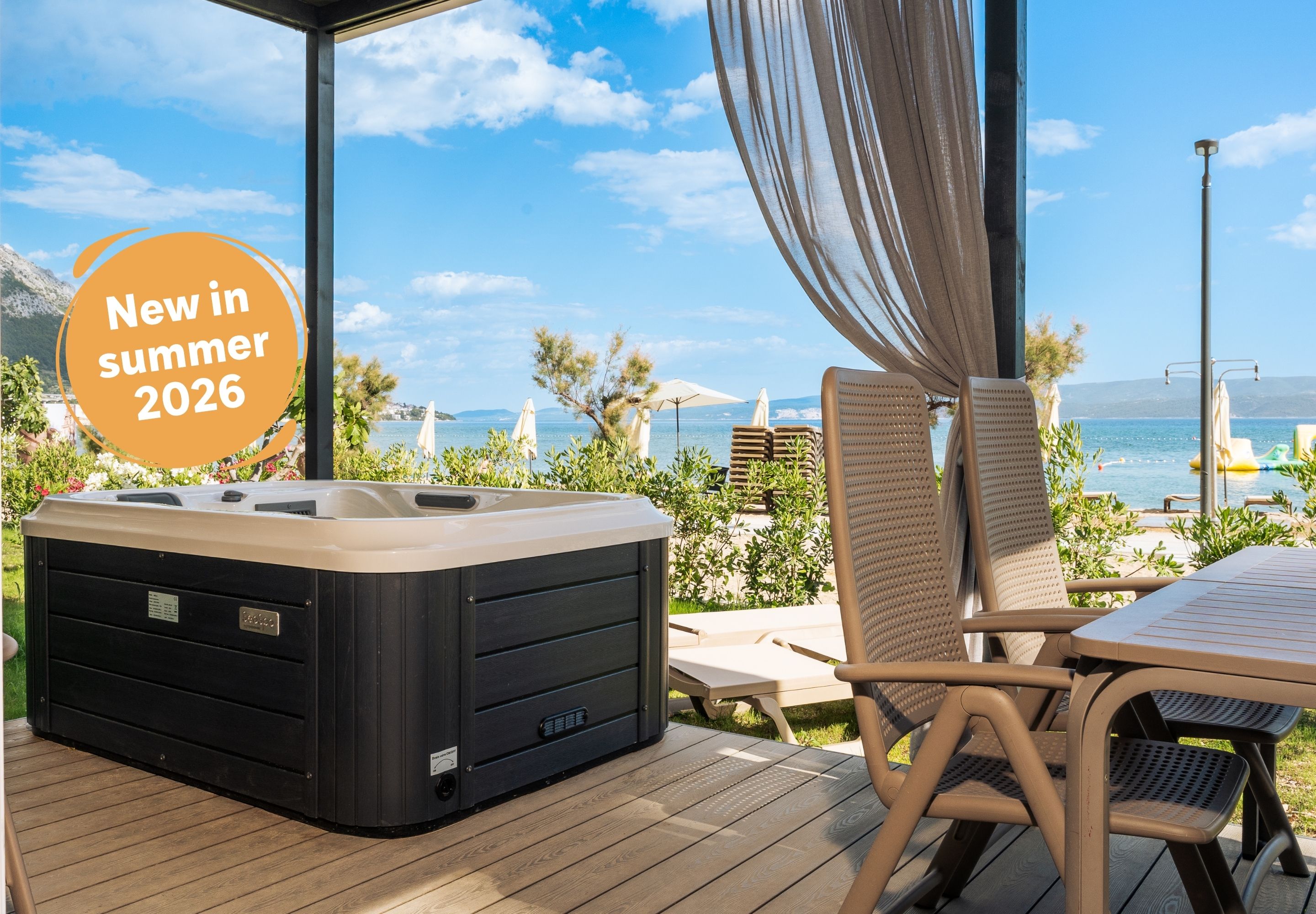 Mobile home Sunshine premium - whirlpool, 1. Reihe