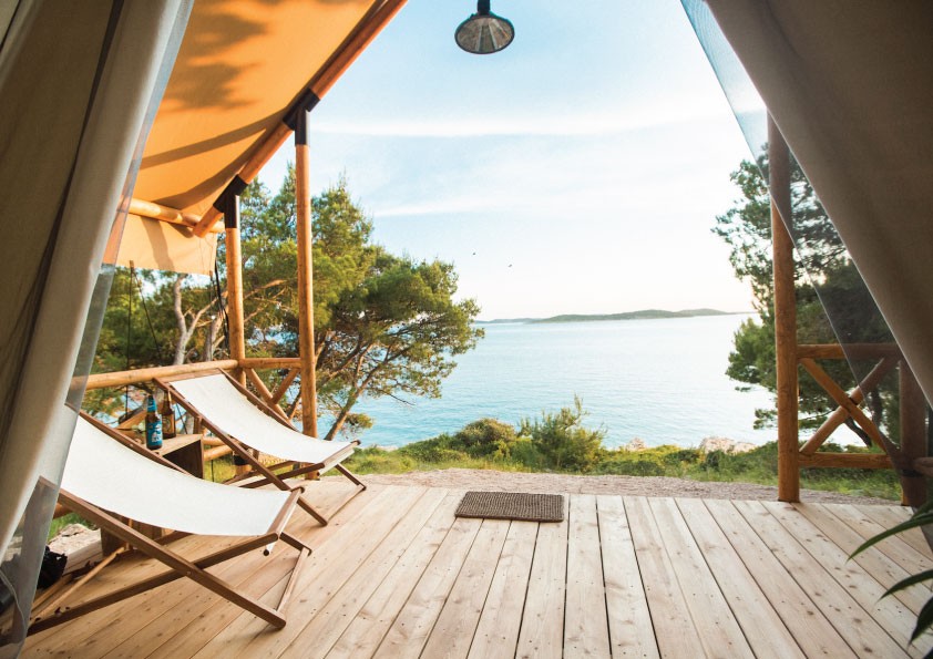 Glamping Lodge Sunset avec vue sur la mer M