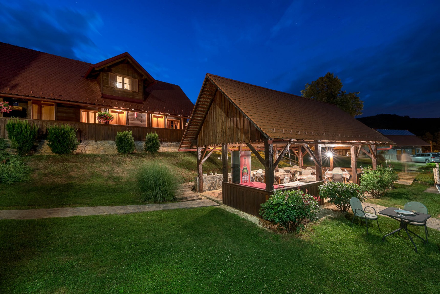 Chambre familiale, vue sur le jardin