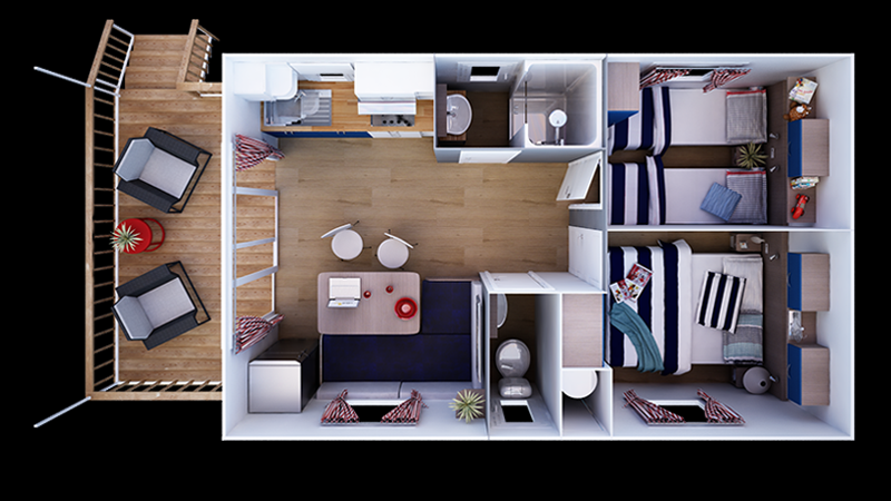 MOBILHEIM VALALTA 24m2