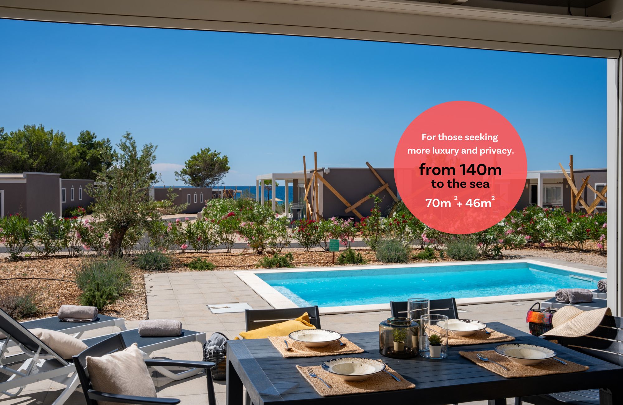 Pinus Deluxe Holiday Villa con piscina