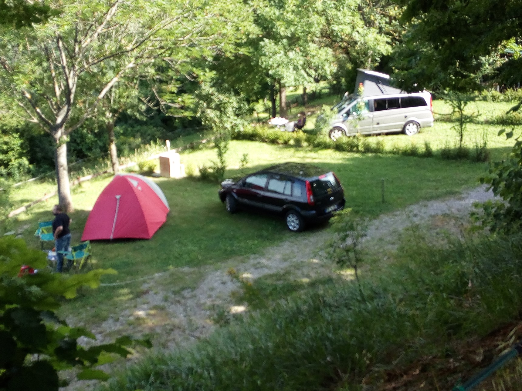 Stellplatz für Zelt, Zeltanhänger oder Wohnmobil