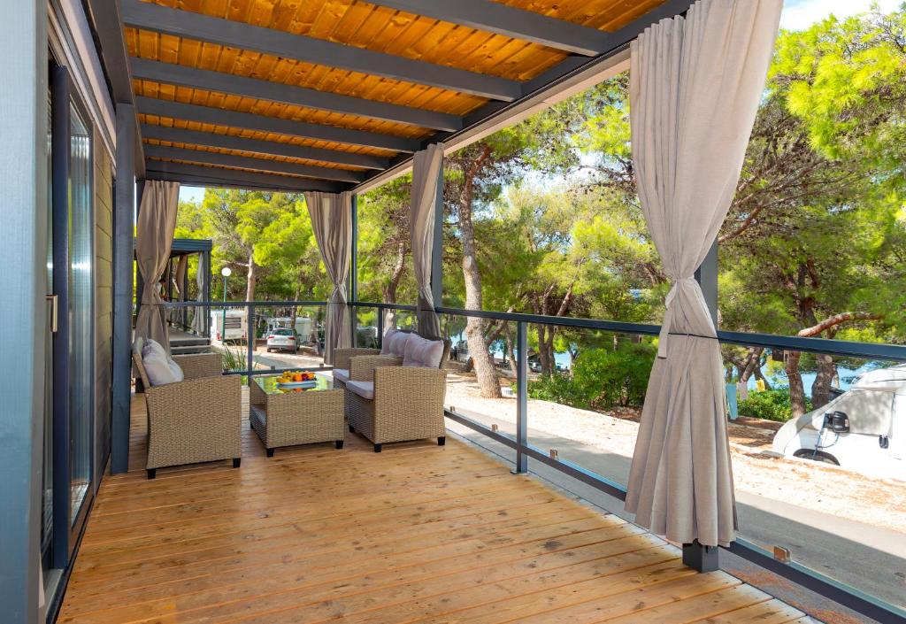 Mobile Home, Campsite View, 2 Bedrooms, Terrace