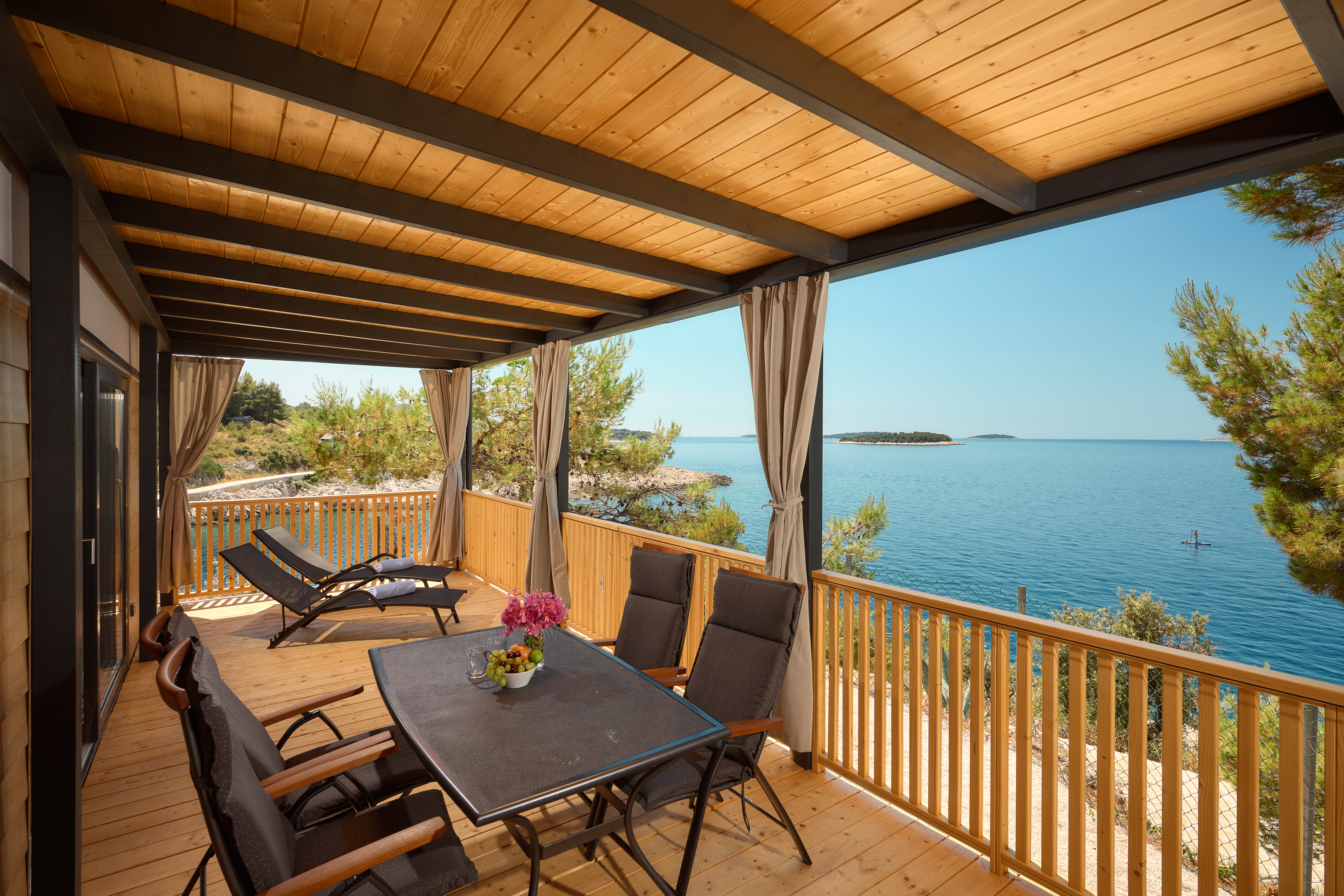 Cliff Mobile Home, Sea View, 2 Bedrooms, Terrace